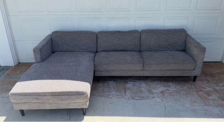 FREE DELIVERY Gray Sectional Sofa with Chaise
