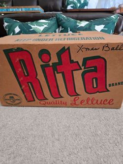 Vintage Farm Produce Box/Rita/Colace