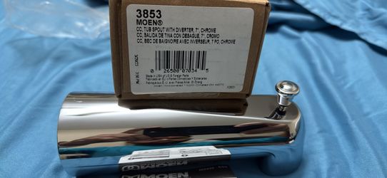 Moen 7" Tub Spout With 1/2" Slip Fit Connection From The Eva Collection (7"l X 2.5"w)