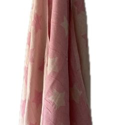 Star Print / Turkish Towel / Pink And Blue Available 