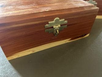 Cedar Boxes With Locks 