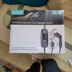 Portable Electric Car Charger (40Amp) For Eletric Cars  