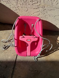 Little tikes pink swing