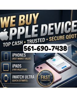 Cash for iPhone 15 16 17 pro Max Buy MacBook sell us iPad Buyer