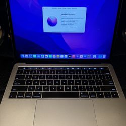MacBook Pro 2016 (13-inch) w/Touch Bar  macOS “Monterey” i7 processor  16GB 512SSD Charger included  Ready to Go!!!!!