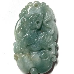 Jade Jadeite Tiger Pendant Necklace