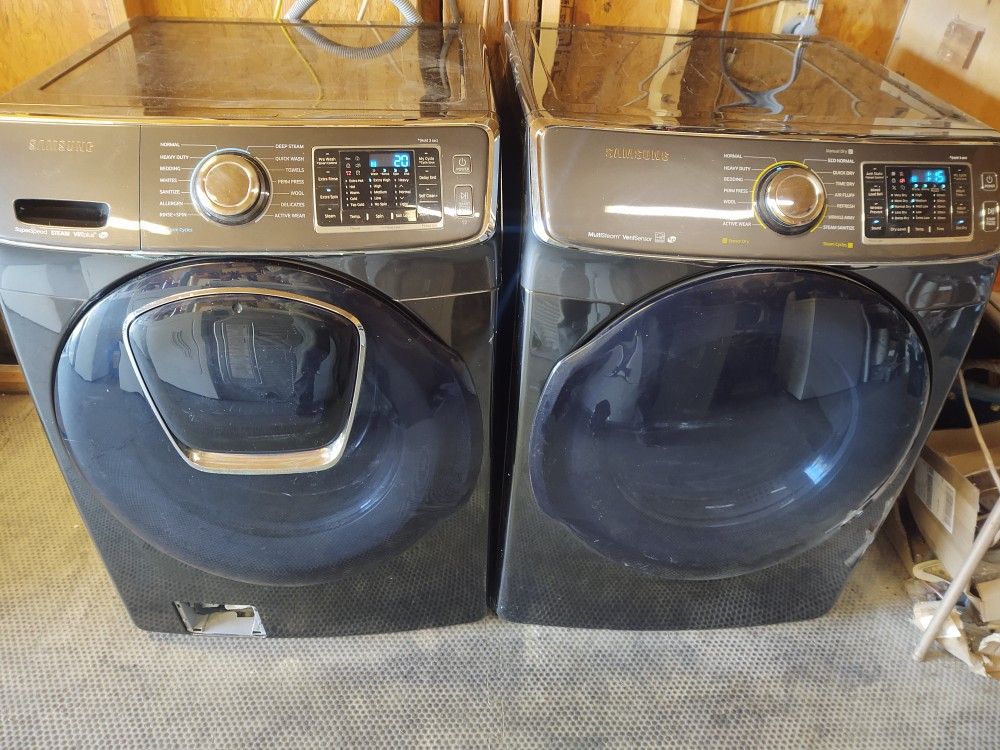 Samsung STEAM Washer and Electric Dryer