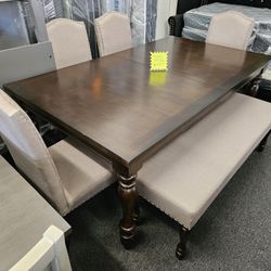 6 Pcs Dining Set $799 FREE LOCAL DELIVERY & SET UP