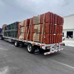 Teardrop Pallet Racks Beams Uprights Wire Decks; Raymond Forklift