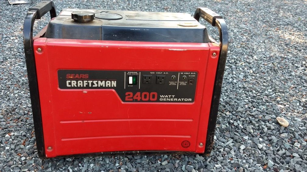 Sears Craftsman 2400 watt generator