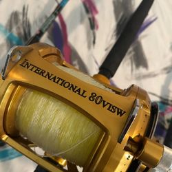 Penn International 80 VISW On Custom Calstar Blank Rod FISHING