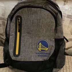 NEW Golden State  Warriors Heather Grey Bold Color Backpack