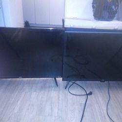 2 Roku TV 32" 60 For Both 60 Por Las 2