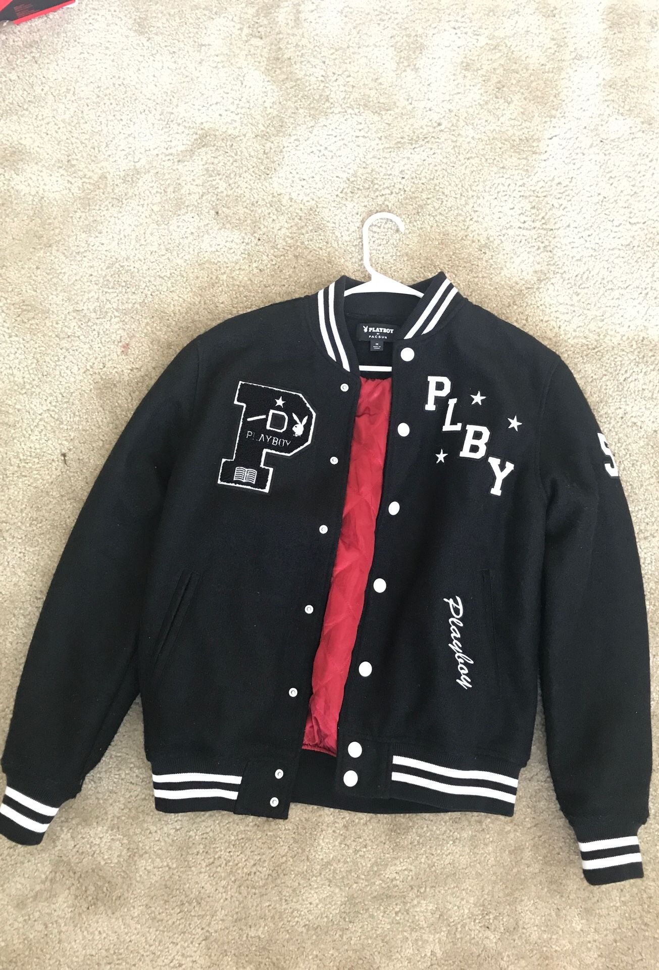Playboy varsity store jacket pacsun