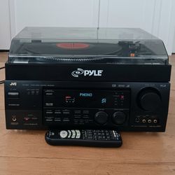 JVC Receiver and Turntable