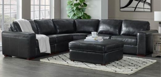 Nelson 6-Piece Leather Sectional . Price Including Delivery