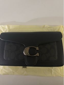 Black tabby coach bag