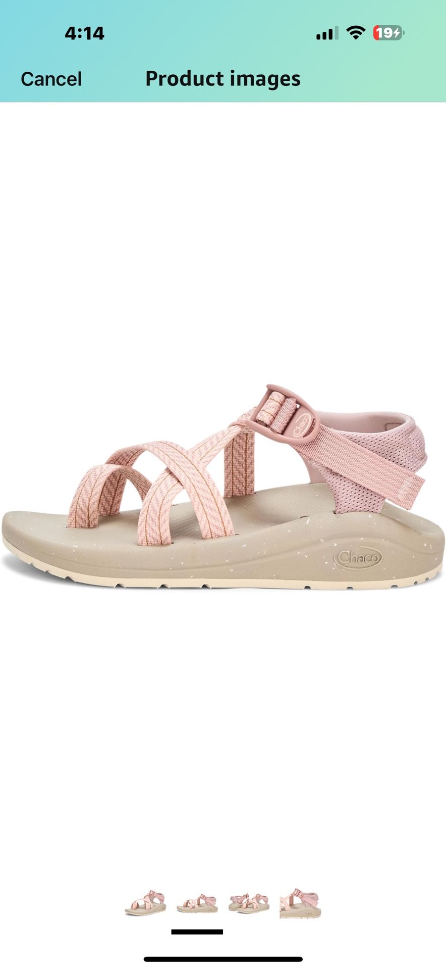 Chaco Women's Cushz Toe-Loop Sandal Size 6 Origin Imported Sole material Rubber Closure type Buckle Water resistance level Water Resistant About this