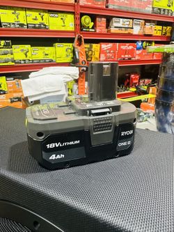 RYOBI ONE+ 18V 4.0 Ah Lithium-Ion Battery