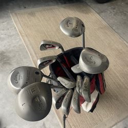 Wilson And Callaway  Golf Clubs With Bag