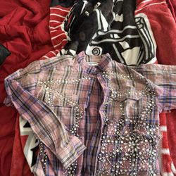 Vale Rhinestone Flannel
