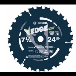 Bosch 7-1/4-in 24-Tooth Rough Finish Tungsten carbide-tipped steel Circular saw blade Individual