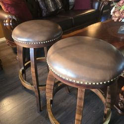 30" Bar Stools Swivel Two 