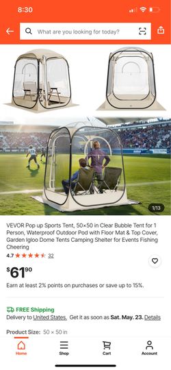 Bubble tent ⛺️