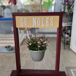 Hand Built Team Color Plant Hangers