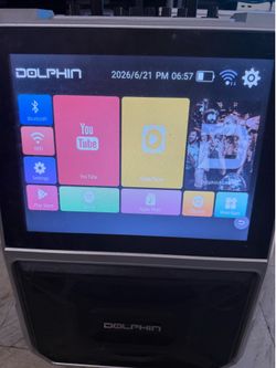 Like new dolphin karaoke meda smart system cost $500 WiFi