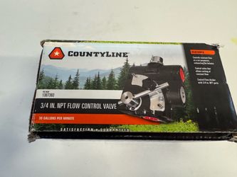 CountyLine 3/4 In. NPT Flow Control Valve