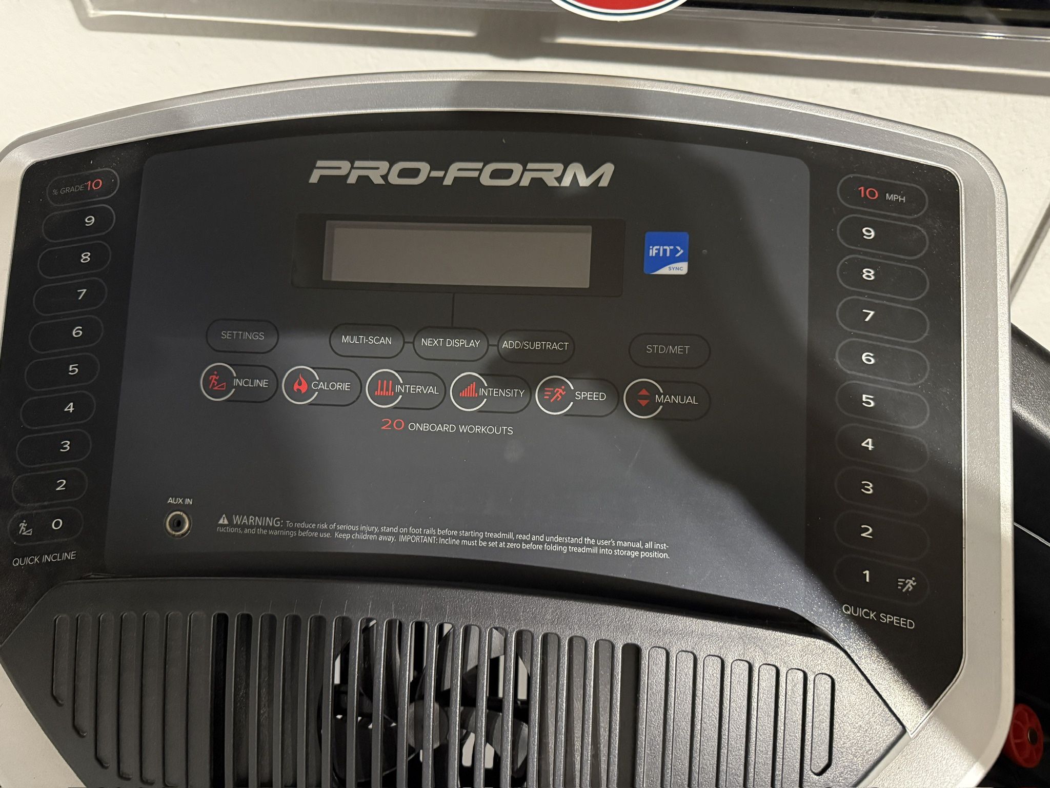 Pro Form Treadmill