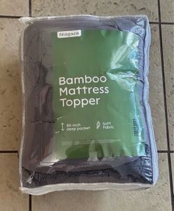 Niagara Bamboo Mattress Topper Twin Bed 20 Inch