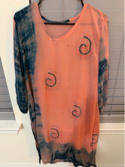 Rose gold Chafoon large size shirt