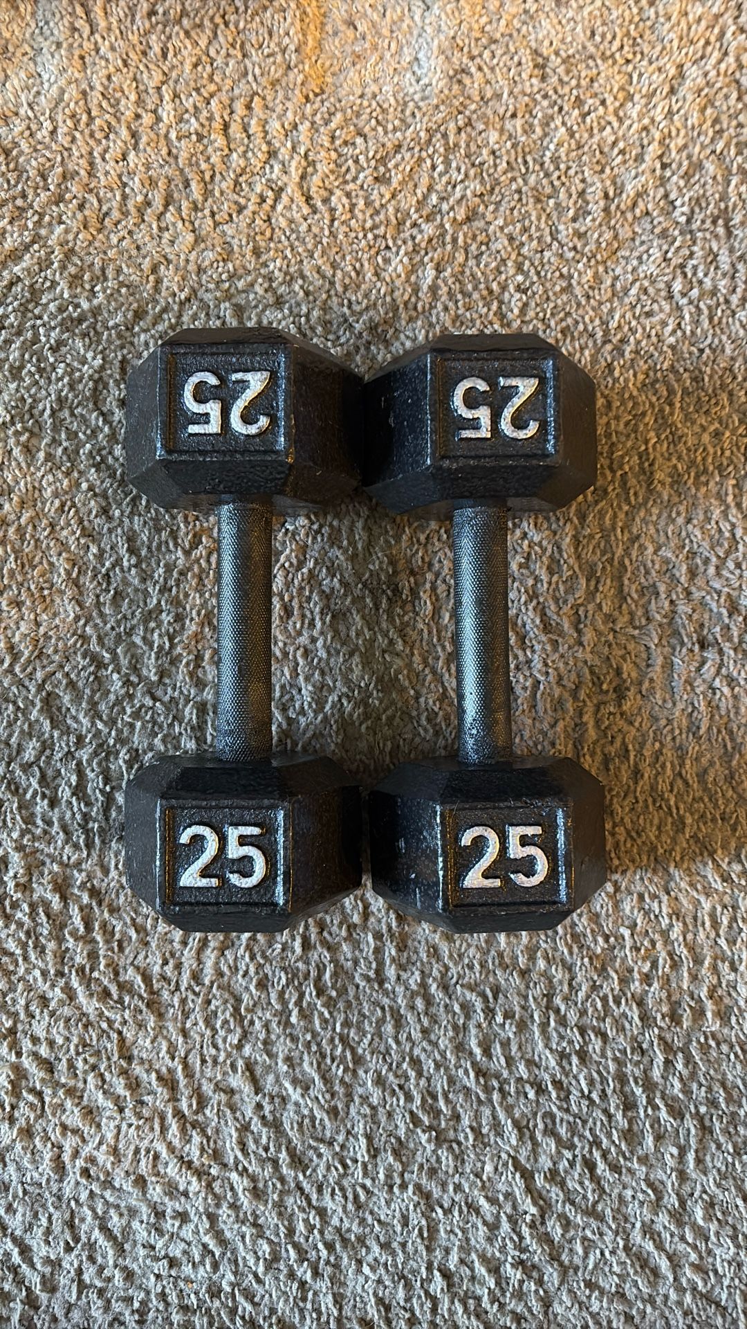 25 Pound Dumbbell Set, Weight Set, Dumbbell Weight Set