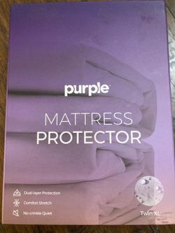 Purple Waterproof Mattress Protector – Twin XL, Gold-Standard Protection, Comfort-First Design, Fits Mattresses 8” to 15.5”  Protect your mattress wit