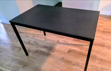 Black Rectangular Desk or Dining Table