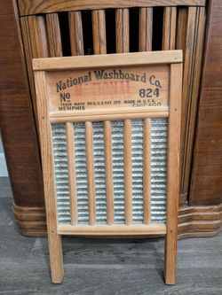 Old time wash board. Been told this is number 824 which is hard to find