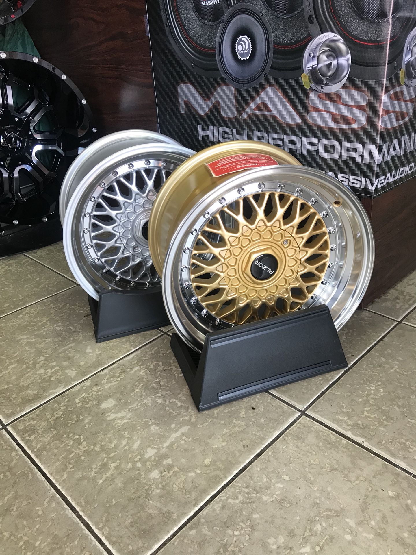 New rims and tires mounted and balance and alignment free finance available zero Down π no credit needed π― days same cash π°