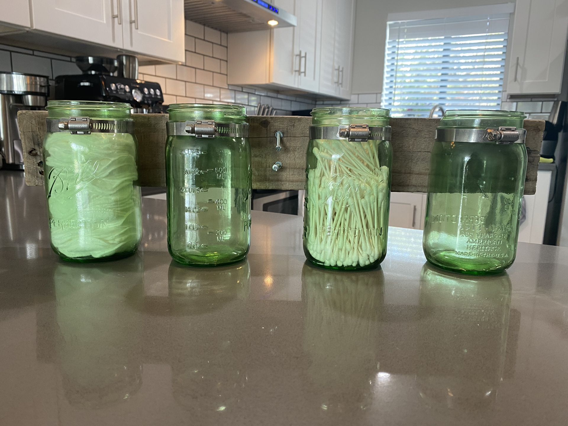 Handmade Mason Jar Storage