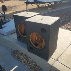 (2) 15" Subwoofer Enclosures