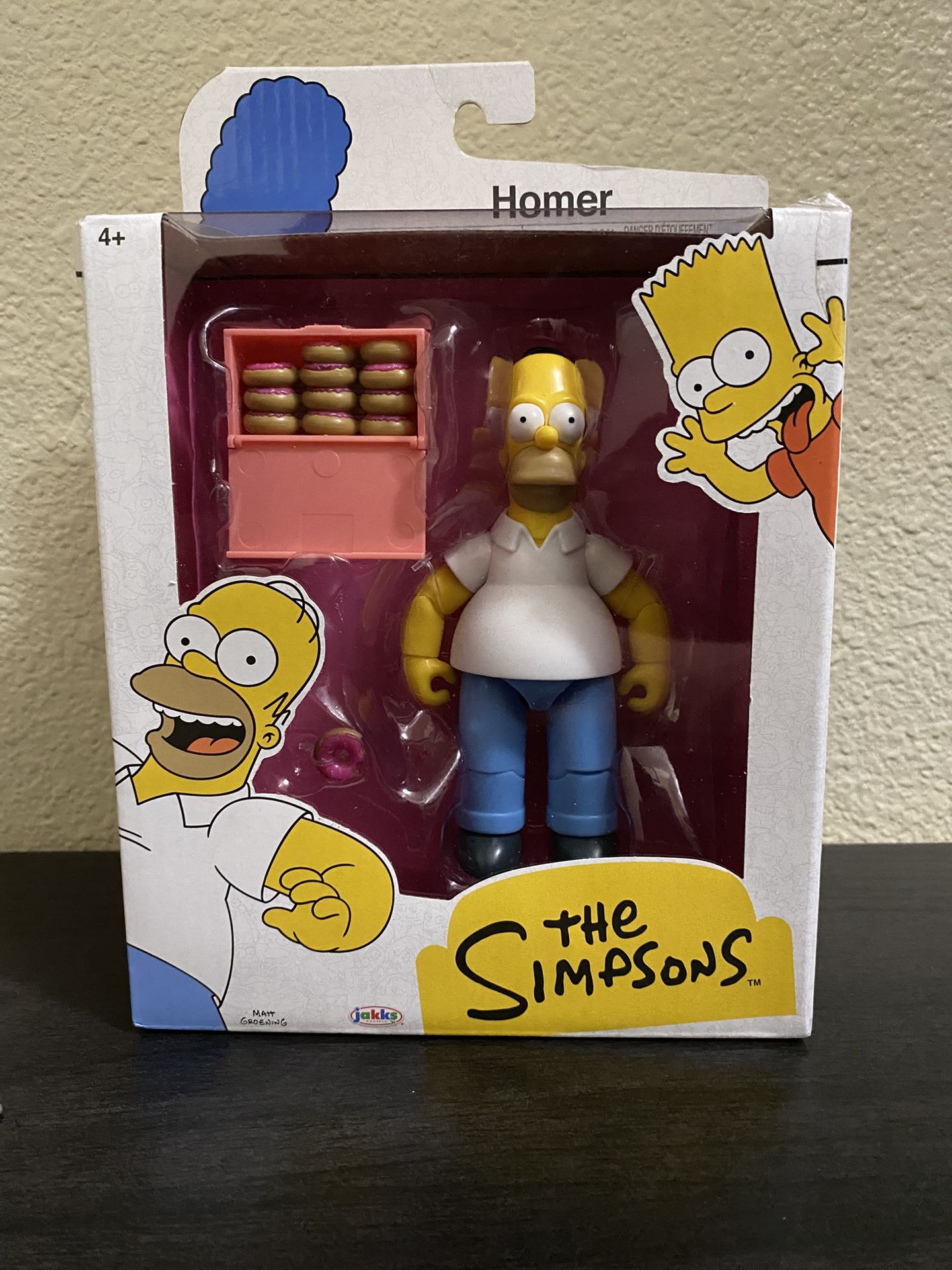 Jakks Pacific The Simpsons Homer Action Figure Kids Toy 2.5" NEW