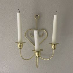 Gold Wall Candle Holder 