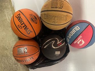 Basketballs. NBA