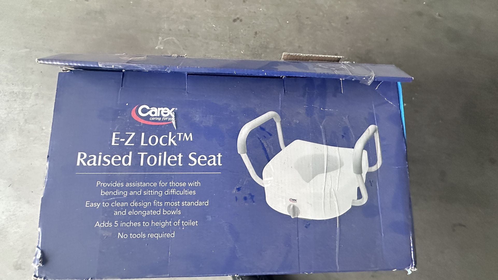 EZ Lock Raised Toilet Seat