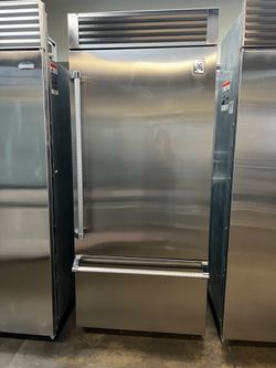 HESTAN 36”WIDE BUILT IN BOTTOM FREEZER REFRIGERATOR