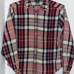 Lauren Ralph Lauren Womens Long Sleeve Button Plaid Flannel - Small petite 
