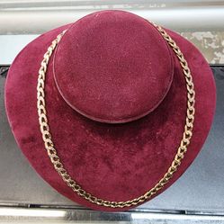 Cuban Link Two Tone Necklace 