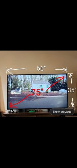 75 inch LG smart TV