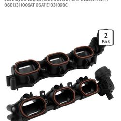 2 colectores de admisión de motor izquierdo y derecho sustituye a 06E133110BC 06E133110AN 06E1331110AN 06E1(contact info removed)AT 06AT E133109BC